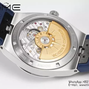 VC Overseas 4500V SS ZF 1:1 Best Edition Blue Dial on Blue Rubber Strap A5100 - Super Clone Watch | 1:1 Best Version