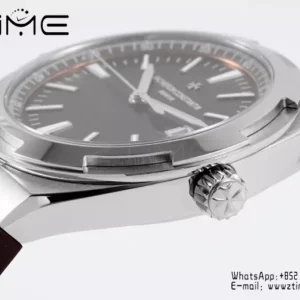 VC Overseas 4500V SS ZF 1:1 Best Edition Quadrante marrone su cinturino in gomma marrone A5100 - Orologio super clone | 1:1 Best Version