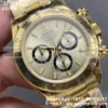 Rolex Daytona 126508 QF 1:1 Best Edition YG Dial SH4131 V6 (Gain Weight) - Super Clone Watch | 1:1 Best Version