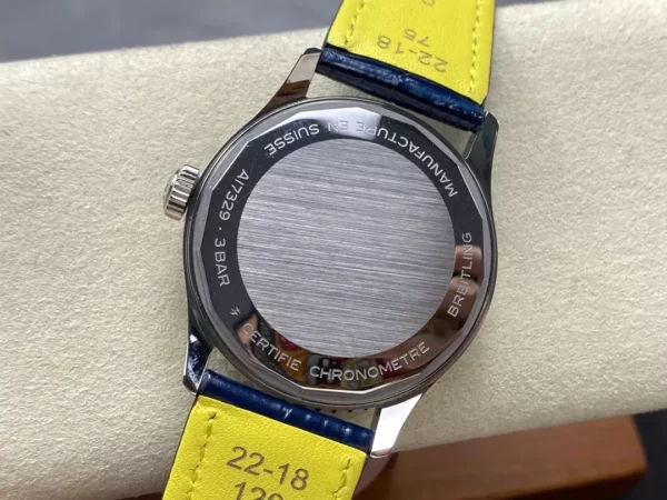 Breitling Navitimer Automatic 41mm SS BLSF Blue Dial on Blue Leather Strap A2824 V2 - Super Clone Watch | 1:1 Best Version