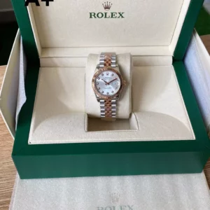 Rolex DateJust SS/RG 31mm 278271 A+ Factory 1:1 Best Edition Silver Diamond Dial - Super Clone Watch | 1:1 Best Version