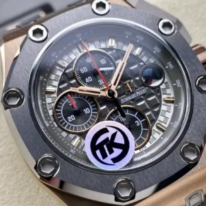 AP Royal Oak Offshore Schumacher 26568 TKF Best Edition White/Black Dial A3126 - Super Clone Watch | 1:1 Best Version