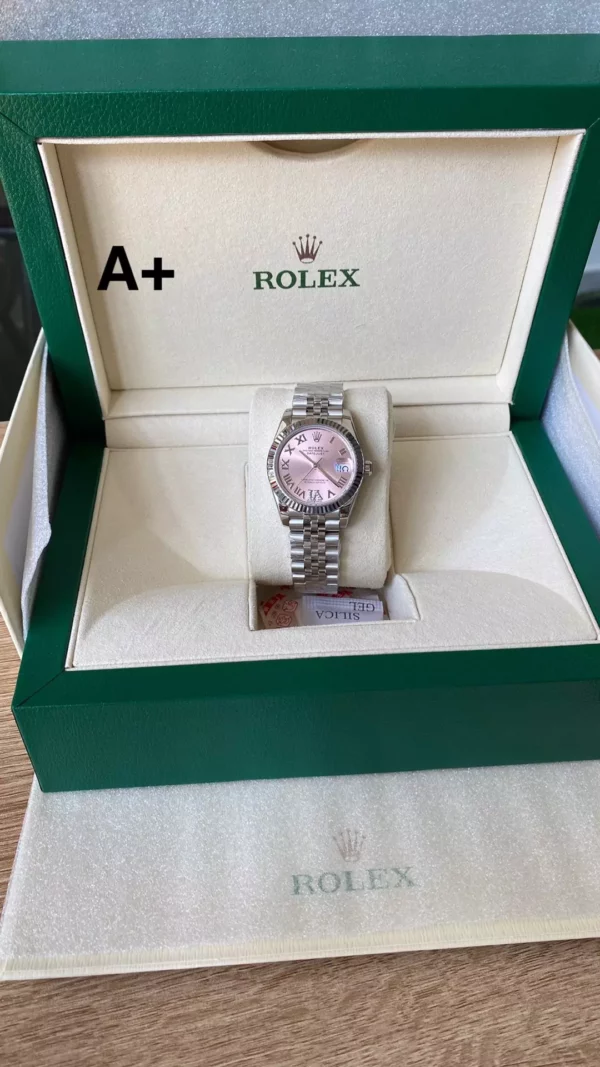 Rolex DateJust 31mm 278274 A+ Factory 1:1 Best Edition Pink Roman Dial on Jubilee Bracelet DD2824 - Super Clone Watch | 1:1 Best Version