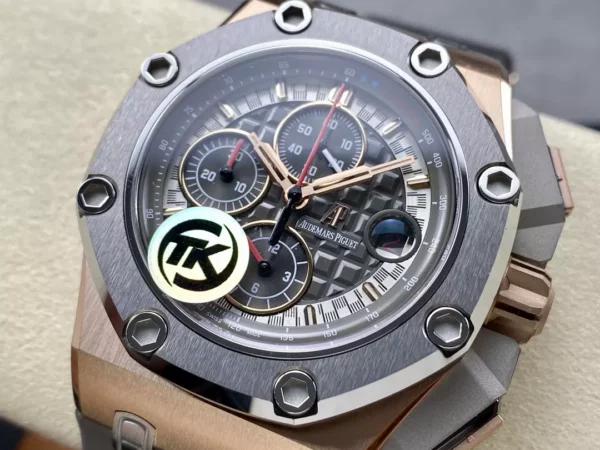 AP Royal Oak Offshore Schumacher 26568 TKF Best Edition White/Black Dial A3126 - Super Clone Watch | 1:1 Best Version