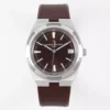 VC Overseas 4500V SS ZF 1:1 Best Edition Brown Dial on Brown Rubber Strap A5100 - Super Clone Watch | 1:1 Best Version