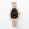 Bvlgari Serpenti Seduttori Watch SS 103450 BVF 1:1 Best Edition Black Dial Diamonds Bezel - Super Clone Watch | 1:1 Best Version