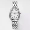 Bvlgari Serpenti Seduttori Watch SS 103361 BVF 1:1 Best Edition White Dial Diamonds Bezel - Super Clone Watch | 1:1 Best Version