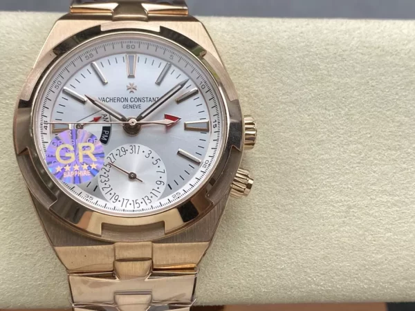VC Overseas 41mm RG 7920V GR Factory 1:1 Best Edition White Dial RG Bracelet - Super Clone Watch | 1:1 Best Version