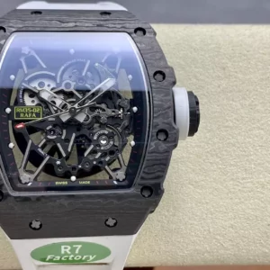 RICHARD MILLE RM035-02 NTPT R7 Factory 1:1 Best Edition White Rubber Strap - Super Clone Watch | 1:1 Best Version