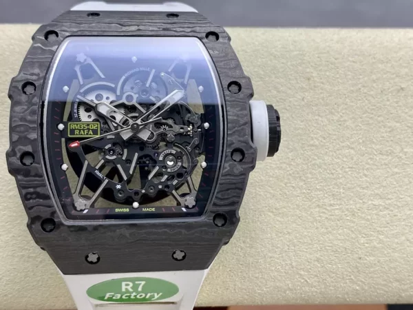 RICHARD MILLE RM035-02 NTPT R7 Factory 1:1 Best Edition White Rubber Strap - Super Clone Watch | 1:1 Best Version