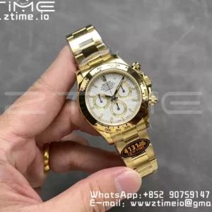 Rolex Daytona 126508 QF 1:1 Best Edition White Dial SH4131 V6 (Gain Weight) - Super Clone Watch | 1:1 Best Version