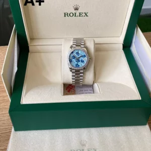 Rolex DateJust 31mm 278274-0036 A+ Factory 1:1 Best Edition Blue Dial on Diamond Bezel DD2824 - Super Clone Watch | 1:1 Best Version
