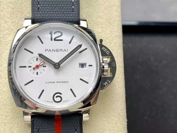 Panerai PAM1381 Luminor Due Luna Rossa 42mm VSF 1:1 Best Edition harmaalla nailonhihnalla P900 - Super Clone Watch | 1:1 Paras versio