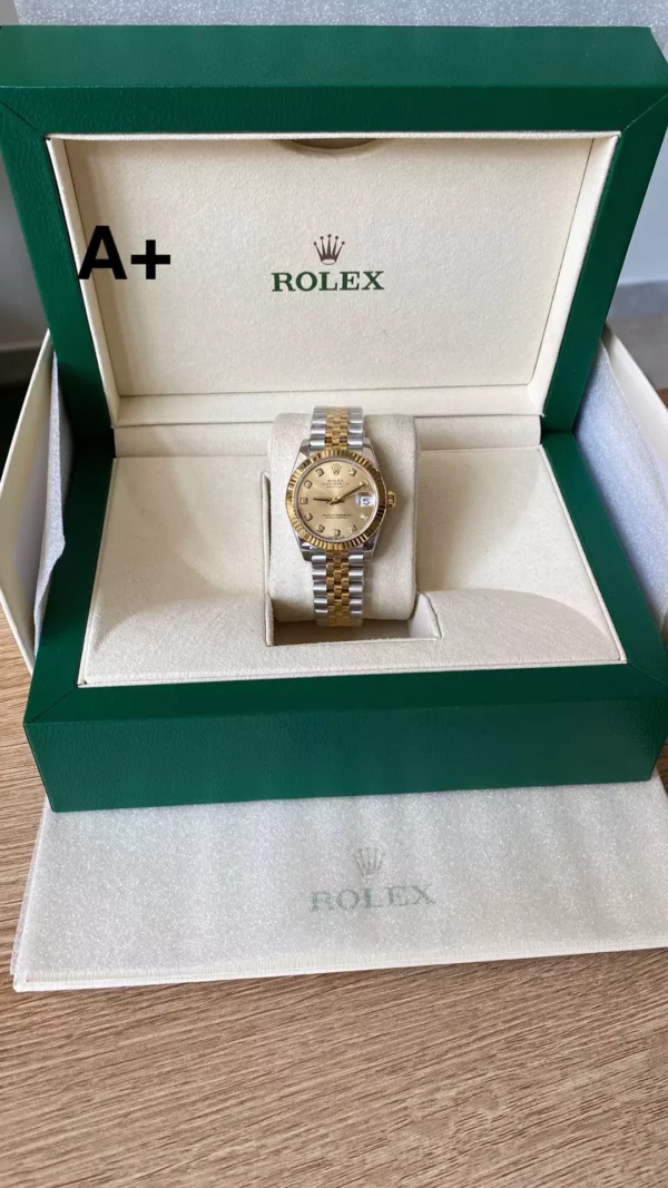 Rolex DateJust SS/YG 31mm 278273 A+ Factory 1:1 Best Edition YG Diamond Dial Jubilee Bracelet - Super Clone Watch | 1:1 Best Version