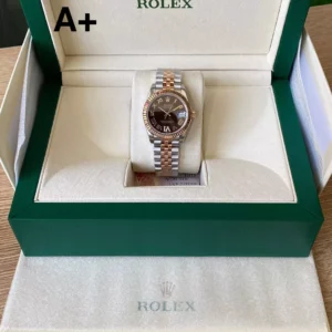 Rolex DateJust SS/RG 31mm 278271 A+ Factory 1:1 Best Edition Black Roman Dial - Super Clone Watch | 1:1 Best Version