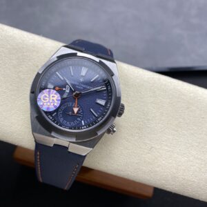VC Overseas 41mm 7910V GR Factory 1:1 Best Edition Blue Dial Blue Braided Strap - Super Clone Watch | 1:1 Best Version