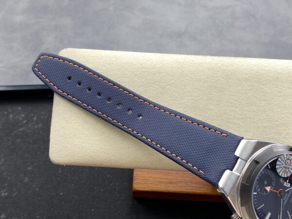 VC Overseas 41mm 7910V GR Factory 1:1 Best Edition Blue Dial Blue Braided Strap - Super Clone Watch | 1:1 Best Version