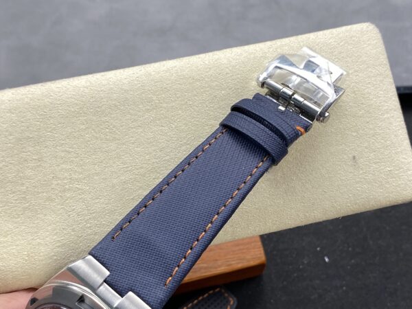 VC Overseas 41mm 7910V GR Factory 1:1 Best Edition Blue Dial Blue Braided Strap - Super Clone Watch | 1:1 Best Version