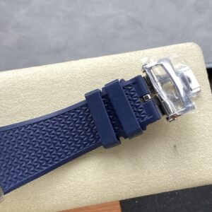 VC Overseas 41mm 7900V GR Factory 1:1 Best Edition Blue Dial Blue Rubber Strap - Super Clone Watch | 1:1 Best Version