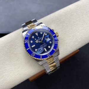 Rolex Submariner 41mm 126613 LB Blue Ceramic EWEF 1:1 Best Edition on SS/YG Bracelet A3235 - Super Clone Watch | 1:1 Best Version