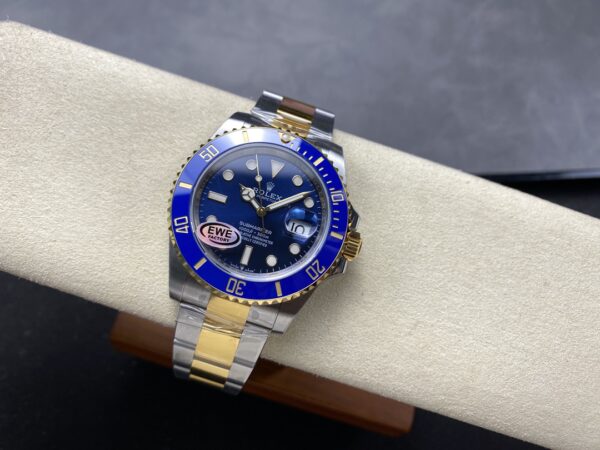 Rolex Submariner 41mm 126613 LB Blue Ceramic EWEF 1:1 Best Edition on SS/YG Bracelet A3235 - Super Clone Watch | 1:1 Best Version