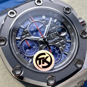 AP Royal Oak Offshore Schumacher 26568 TKF Best Edition Gray/Blue Dial A3126 - Super Clone Watch | 1:1 Best Version
