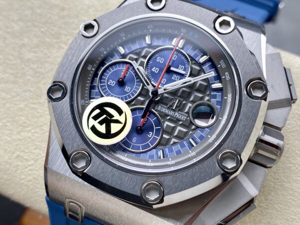 AP Royal Oak Offshore Schumacher 26568 TKF Best Edition Gray/Blue Dial A3126 - Super Clone Watch | 1:1 Best Version
