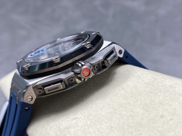 AP Royal Oak Offshore Schumacher 26568 TKF Best Edition Gray/Blue Dial A3126 - Super Clone Watch | 1:1 Best Version