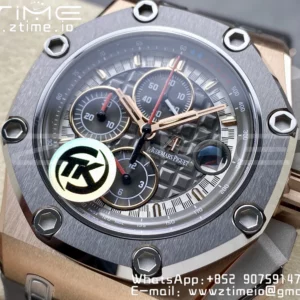 AP Royal Oak Offshore Schumacher 26568 TKF Best Edition White/Black Dial A3126 - Super Clone Watch | 1:1 Best Version