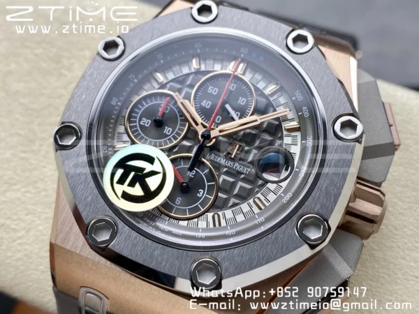 AP Royal Oak Offshore Schumacher 26568 TKF Best Edition White/Black Dial A3126 - Super Clone Watch | 1:1 Best Version