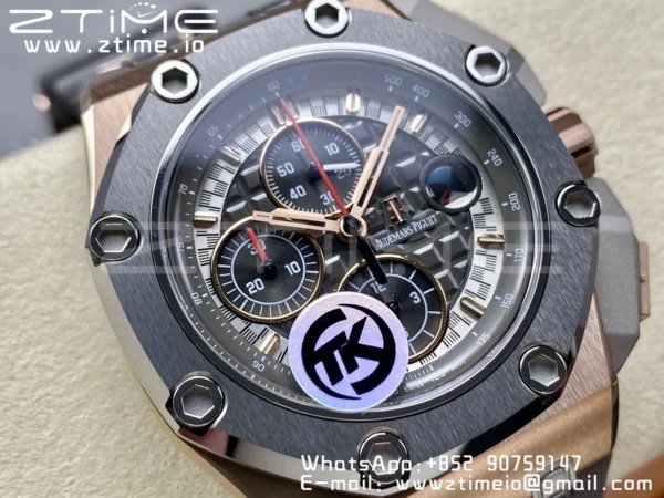 AP Royal Oak Offshore Schumacher 26568 TKF Best Edition White/Black Dial A3126 - Super Clone Watch | 1:1 Best Version