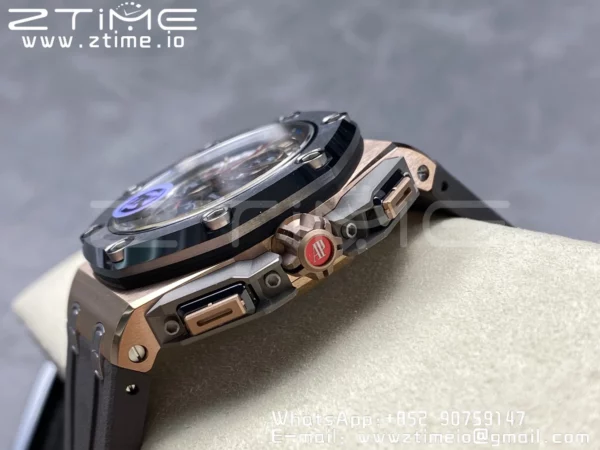 AP Royal Oak Offshore Schumacher 26568 TKF Best Edition White/Black Dial A3126 - Super Clone Watch | 1:1 Best Version
