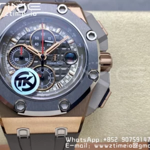 AP Royal Oak Offshore Schumacher 26568 TKF Best Edition White/Black Dial A3126 - Super Clone Watch | 1:1 Best Version