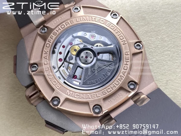 AP Royal Oak Offshore Schumacher 26568 TKF Best Edition White/Black Dial A3126 - Super Clone Watch | 1:1 Best Version