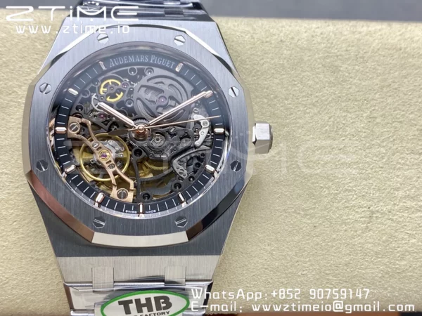 AP Royal Oak 41mm Skeleton 15407 SS THB Factory 1:1 Best Edition A3132 V2 - Super Clone Watch | 1:1 Best Version