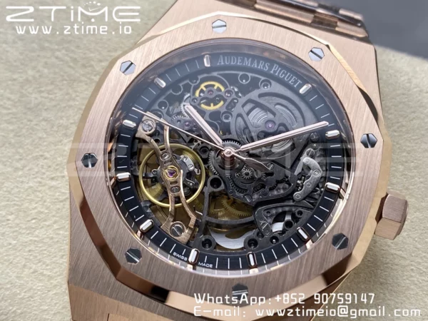 AP Royal Oak 41mm Skeleton 15407 RG THB Factory 1:1 Best Edition A3132 V2 - Super Clone Watch | 1:1 Best Version