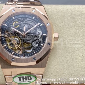 AP Royal Oak 41mm Skeleton 15407 RG THB Factory 1:1 Best Edition A3132 V2 - Super Clone Watch | 1:1 Best Version
