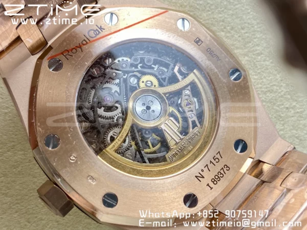 AP Royal Oak 41mm Skeleton 15407 RG THB Factory 1:1 Best Edition A3132 V2 - Super Clone Watch | 1:1 Best Version