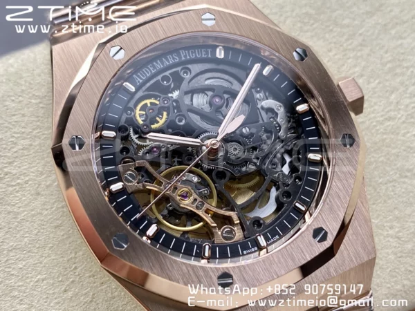 AP Royal Oak 41mm Skeleton 15407 RG THB Factory 1:1 Best Edition A3132 V2 - Super Clone Watch | 1:1 Best Version
