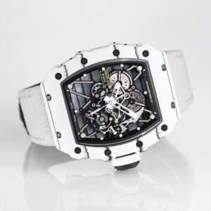 RICHARD MILLE RM35-01 White Carbon BBR Factory Best Edition White Nylon Strap - Super Clone Watch | 1:1 Best Version