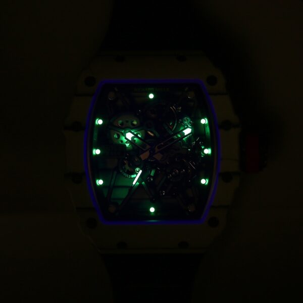 RICHARD MILLE RM35-01 White Carbon BBR Factory Best Edition White Nylon Strap - Super Clone Watch | 1:1 Best Version
