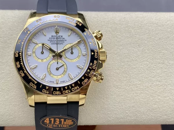 Rolex Daytona 126518 QF Factory 1:1 Best Edition White Dial V6 (Weighted) - Super Clone Watch | 1:1 Best Version
