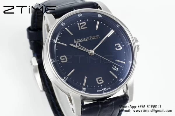 Audemars Piguet Code 11.59 SS 15210BC APS Factory 1:1 Best Edition Blue Dial  SA4302 Super Clone - Super Clone Watch | 1:1 Best Version