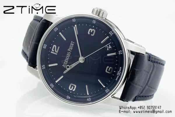 Audemars Piguet Code 11.59 SS 15210BC APS Factory 1:1 Best Edition Blue Dial  SA4302 Super Clone - Super Clone Watch | 1:1 Best Version