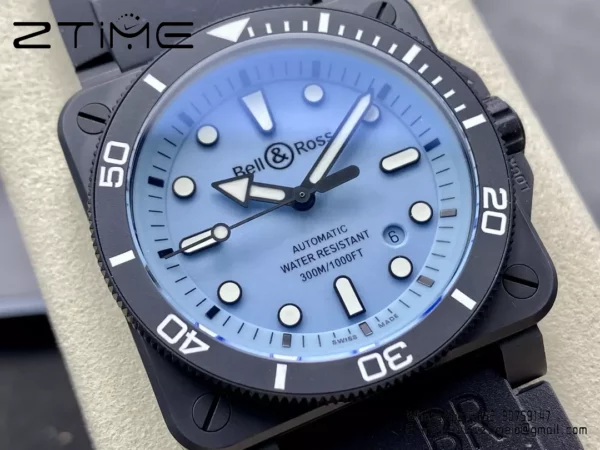 Bell Ross BR03A-D-LM-CE/SRB M+ Factory  1:1 Best Edition Blue Dial  A2892 - Super Clone Watch | 1:1 Best Version
