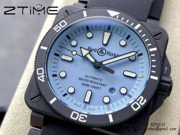 Bell Ross BR03A-D-LM-CE/SRB M+ Factory  1:1 Best Edition Blue Dial  A2892 - Super Clone Watch | 1:1 Best Version