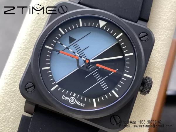 Bell Ross BR03A-HRZ-CE M+ Factory  1:1 Best Edition Blue/Black Dial - Super Clone Watch | 1:1 Best Version