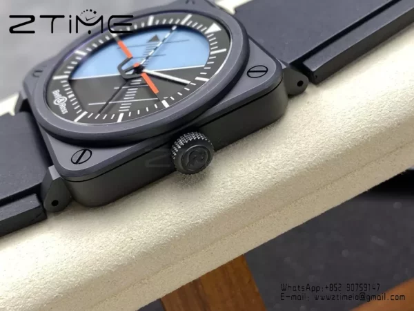 Bell Ross BR03A-HRZ-CE M+ Factory  1:1 Best Edition Blue/Black Dial - Super Clone Watch | 1:1 Best Version