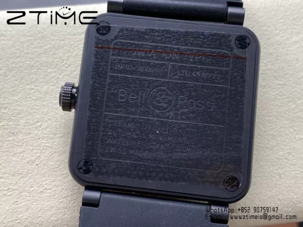 Bell Ross BR03A-HRZ-CE M+ Factory  1:1 Best Edition Blue/Black Dial - Super Clone Watch | 1:1 Best Version