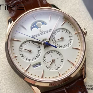 JL Master Ultra Thin Perpetual Calendar RG 1302520 GR Factory Best Edition White Dial - Super Clone Watch | 1:1 Best Version